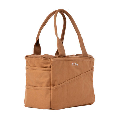 Soolla® Studio Bag in Cinnamon – left side