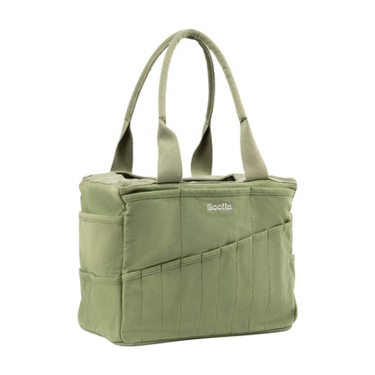 Soolla® Studio Bag in Ganga Green – left side