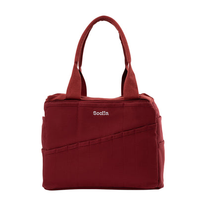 Soolla® Studio Bag in Sangria – front