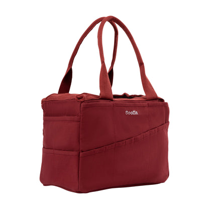Soolla® Studio Bag in Sangria – left side