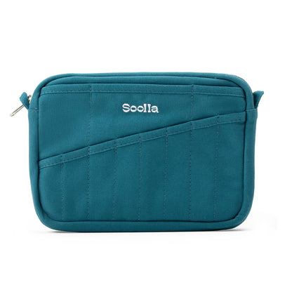 Soolla® Studio Pouch in Aquamarine – front