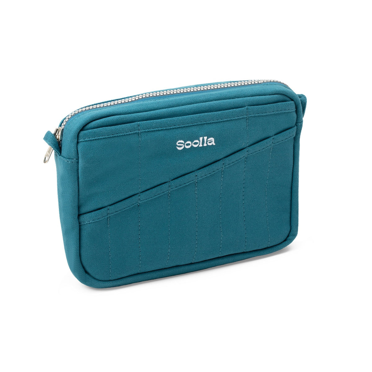 Soolla® Studio Pouch in Aquamarine – left side