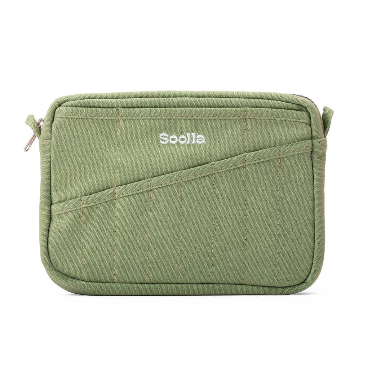 Soolla® Studio Pouch in Ganga Green – front