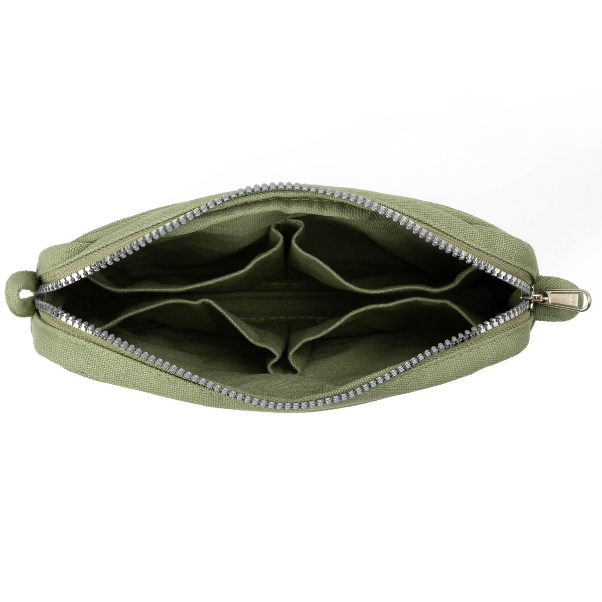 Soolla® Studio Pouch in Ganga Green – inside