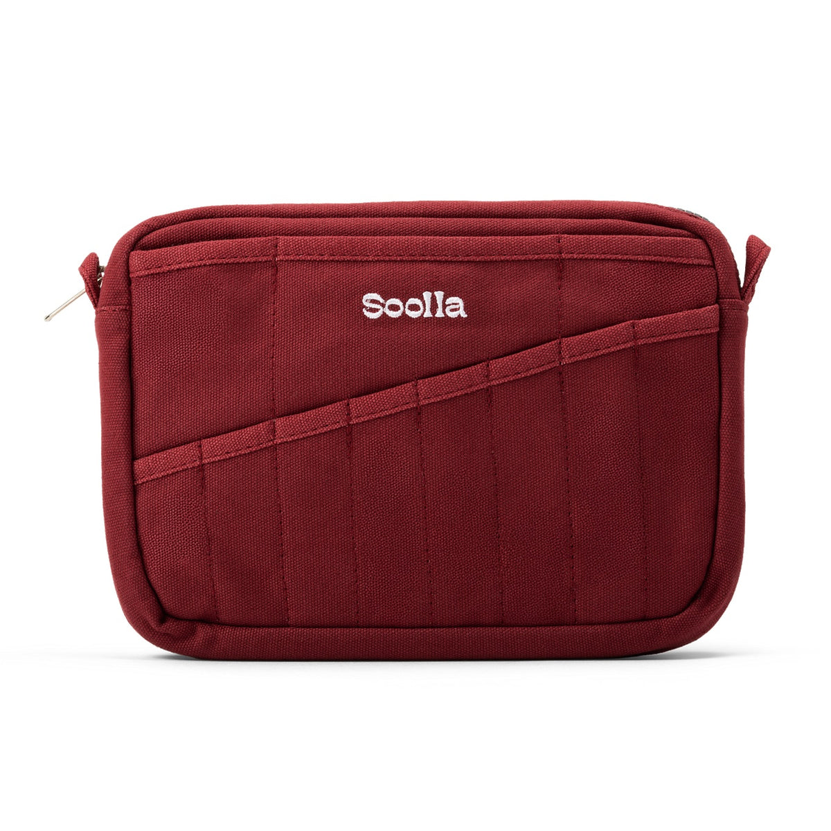 Soolla® Studio Pouch in Sangria – front