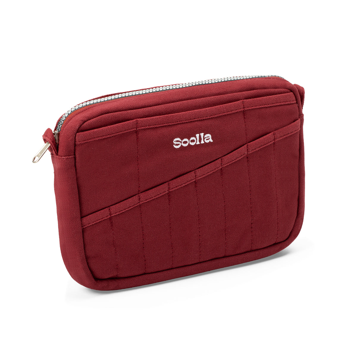 Soolla® Studio Pouch in Sangria – left side