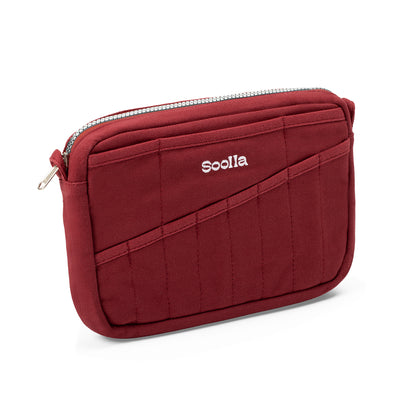 Soolla® Studio Pouch in Sangria – left side