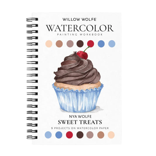 Willow Wolfe Watercolor Workbook - Sweet Treats