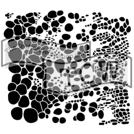 The Crafter's Workshop Stencil 6" x 6" - Cell Theory