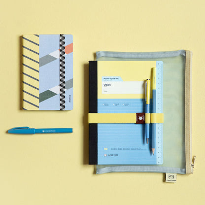 Papier Tigre The Traveler - Los Angeles (Élastique à Cahier avec Porte-Stylo)