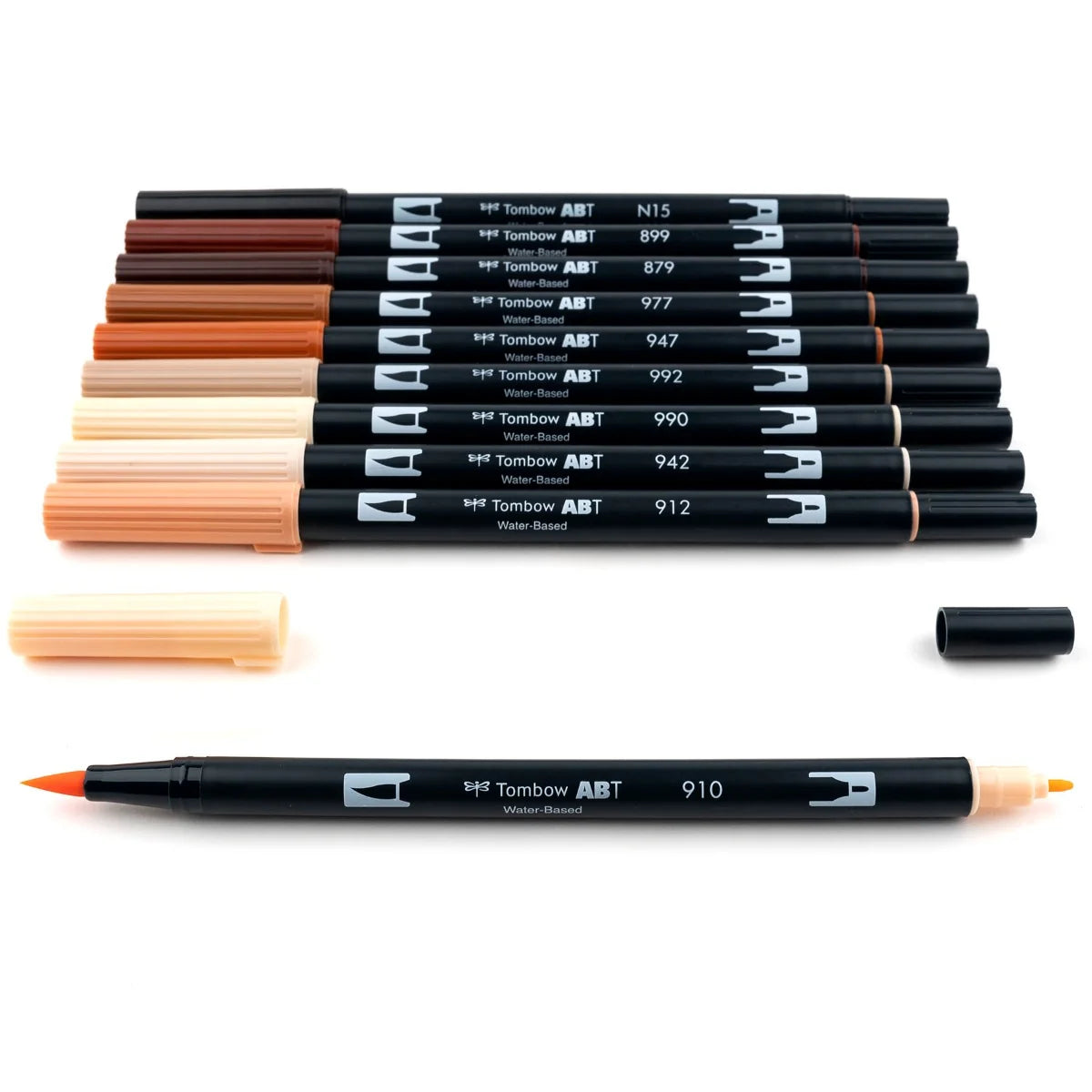 Tombow Dual Brush Pen Set of 10 - Portrait Palette