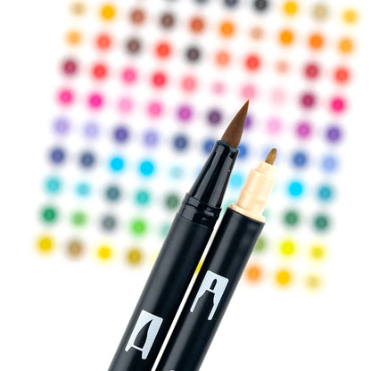 Tombow Dual Brush Pen Set of 10 - Portrait Palette