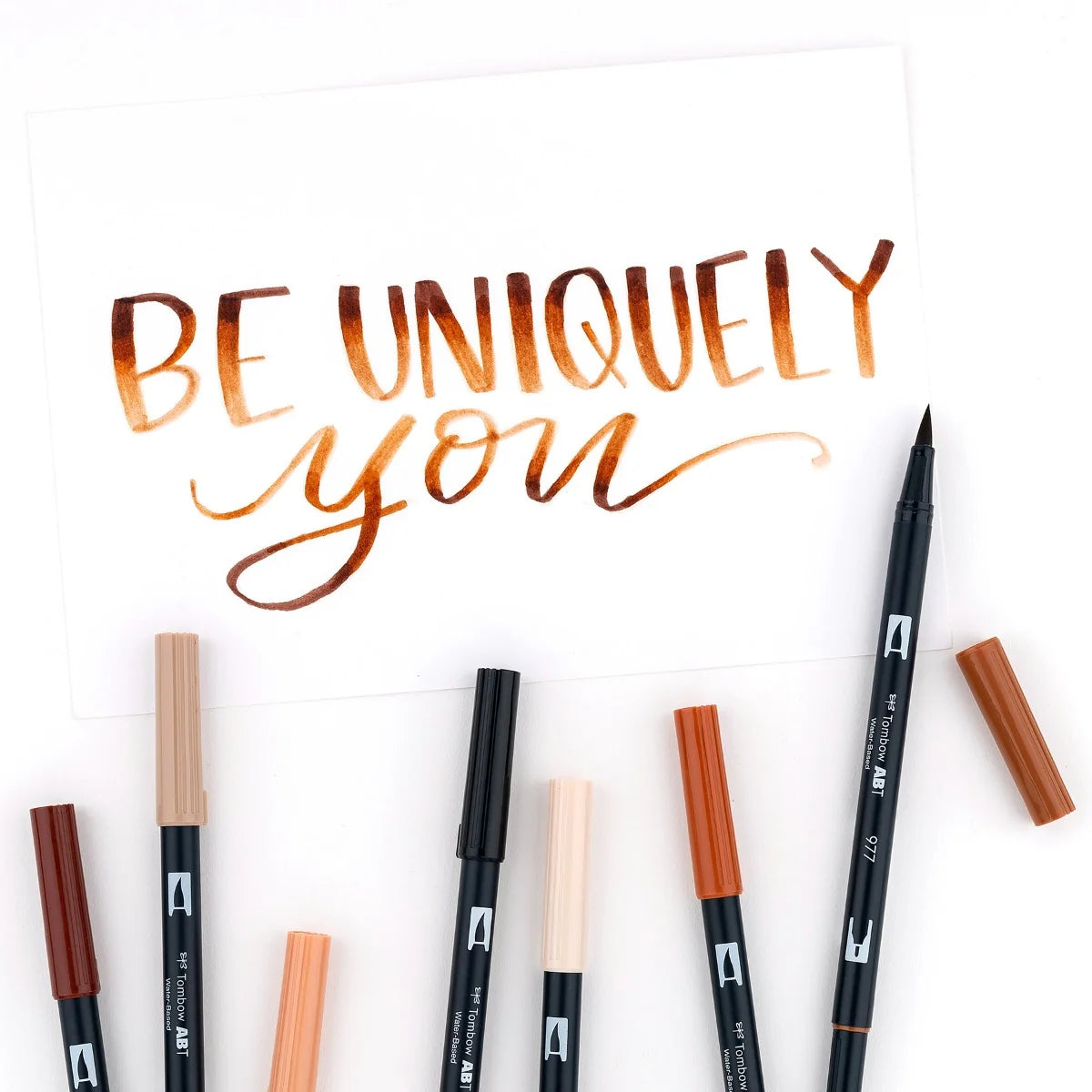 Tombow Dual Brush Pen Set of 10 - Portrait Palette