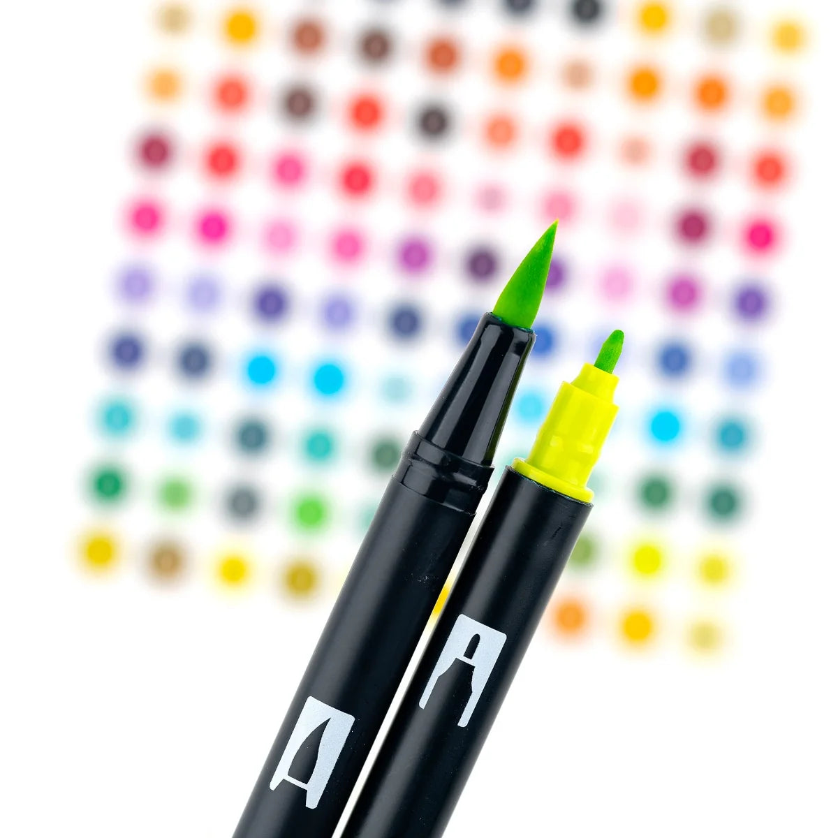 Ensemble de 10 stylos pinceaux doubles Tombow - Palette lumineuse