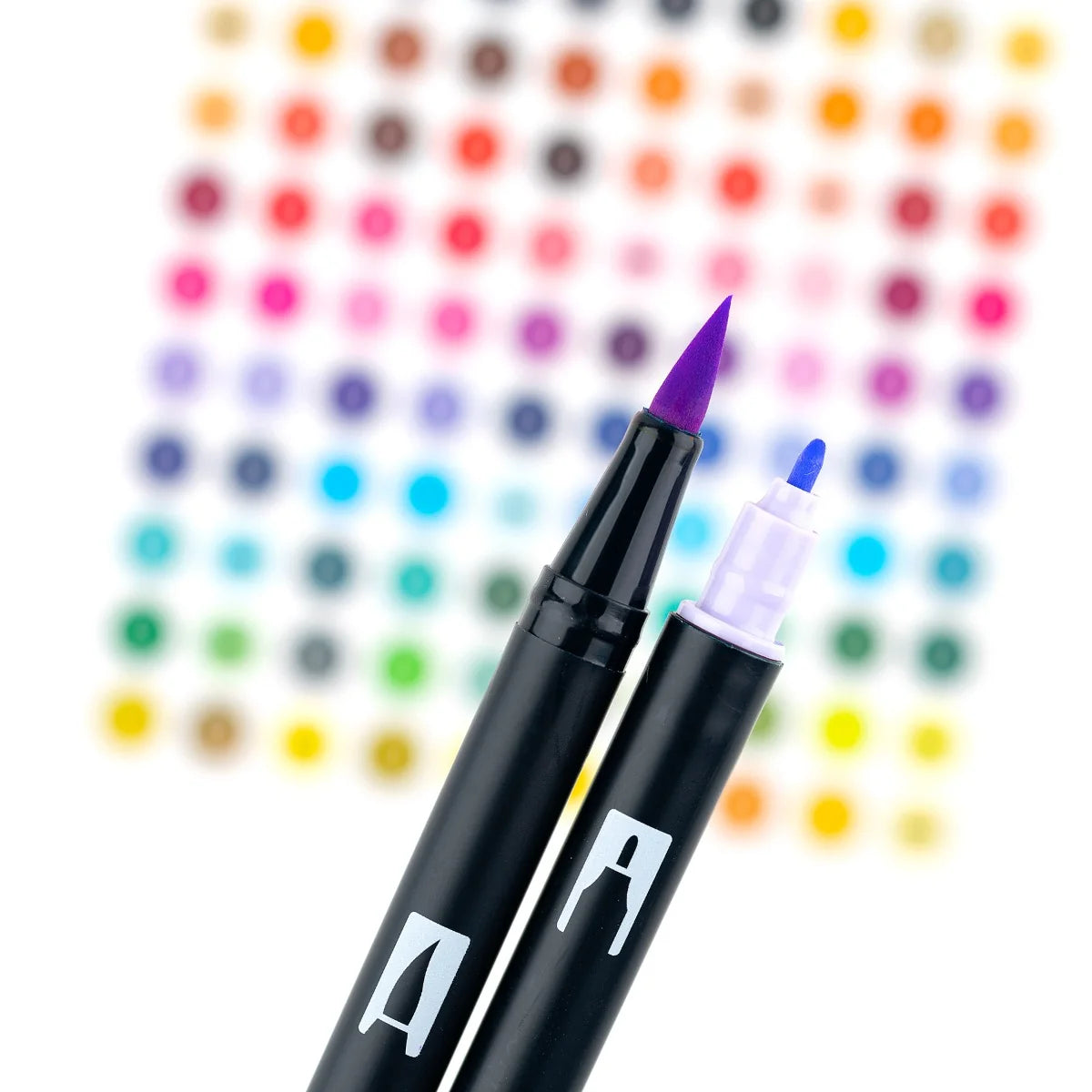Lot de 10 feutres-pinceaux doubles Tombow - Palette pastel