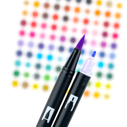 Lot de 10 feutres-pinceaux doubles Tombow - Palette pastel