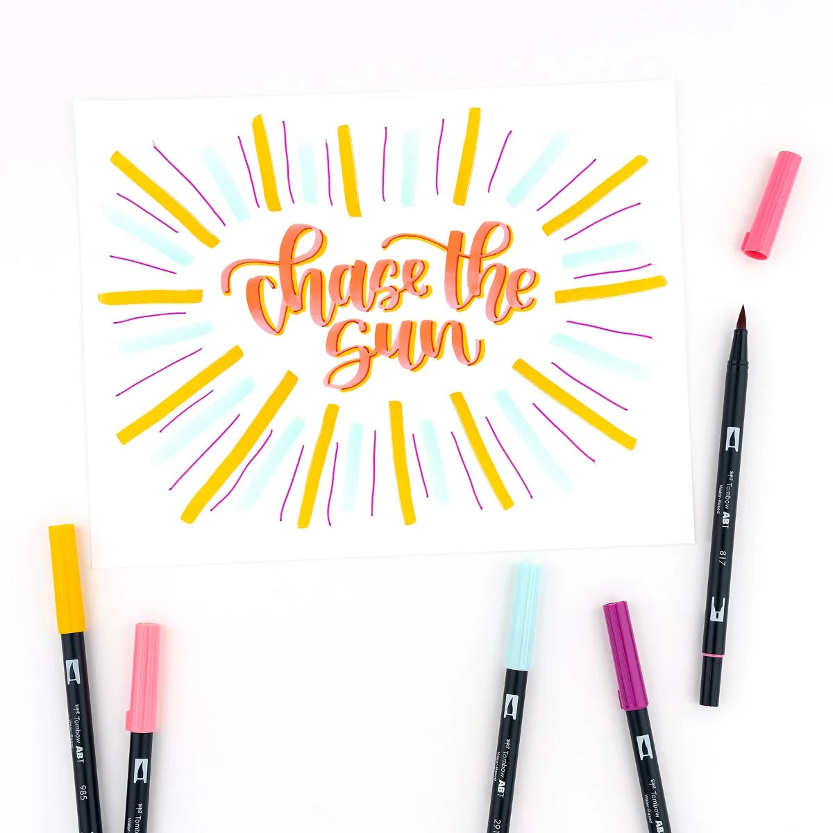 Tombow Dual Brush Pen Set of 10 - Tropical