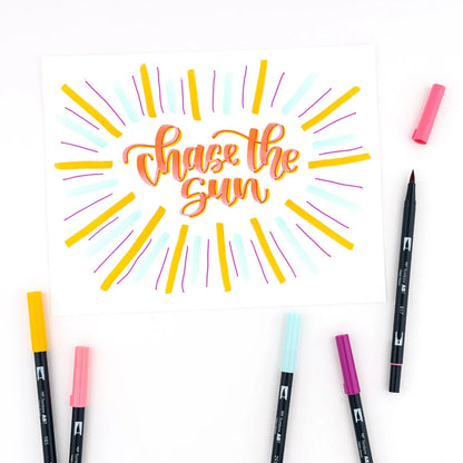 Tombow Dual Brush Pen Set of 10 - Tropical