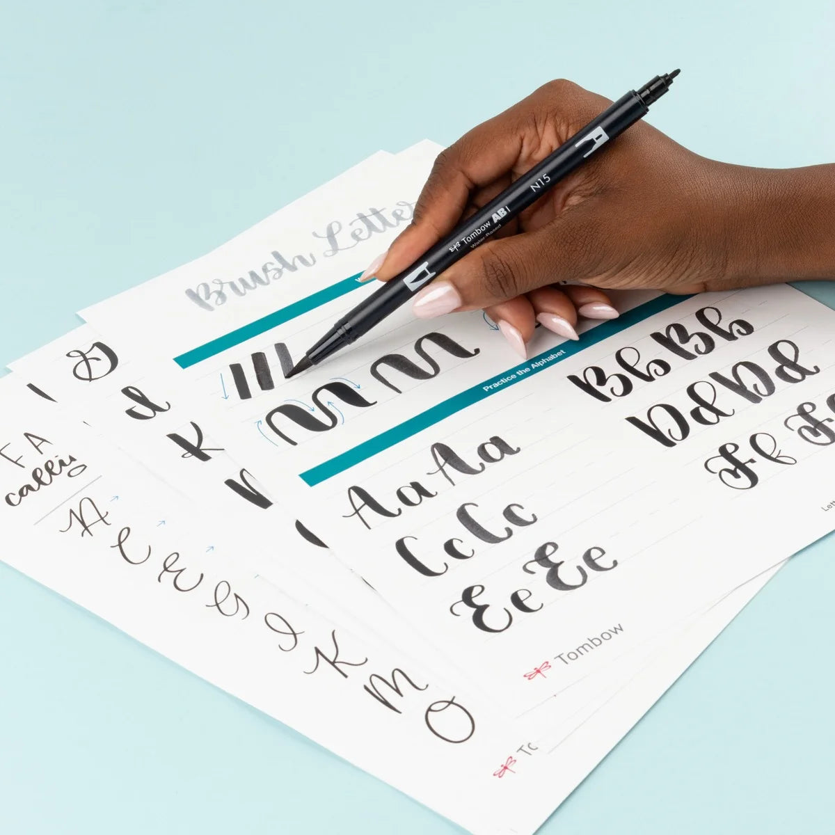 Ensemble de 6 lettres pour débutants Tombow