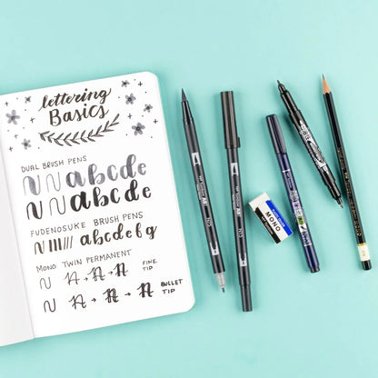 Ensemble de 6 lettres pour débutants Tombow