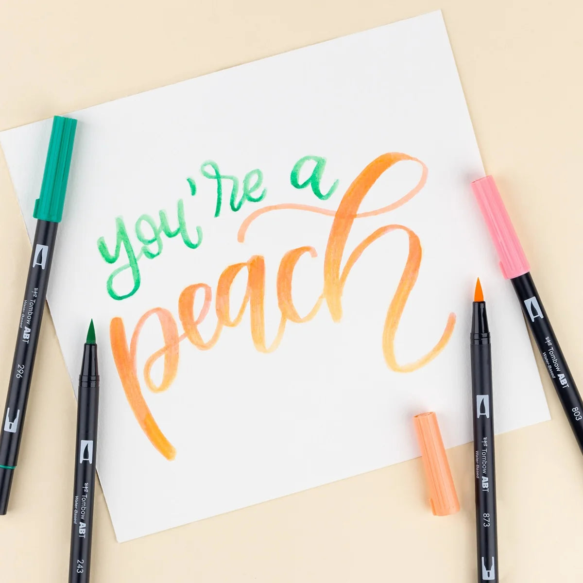 Tombow Dual Brush Pens - Yellow