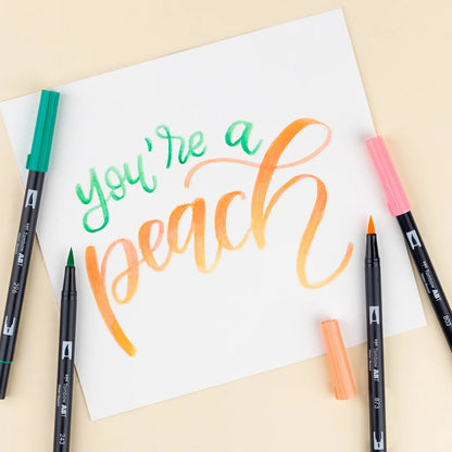 Tombow Dual Brush Pens - Yellow