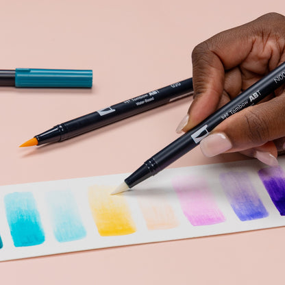 Tombow Dual Brush Pen Set of 10 - Mermaids