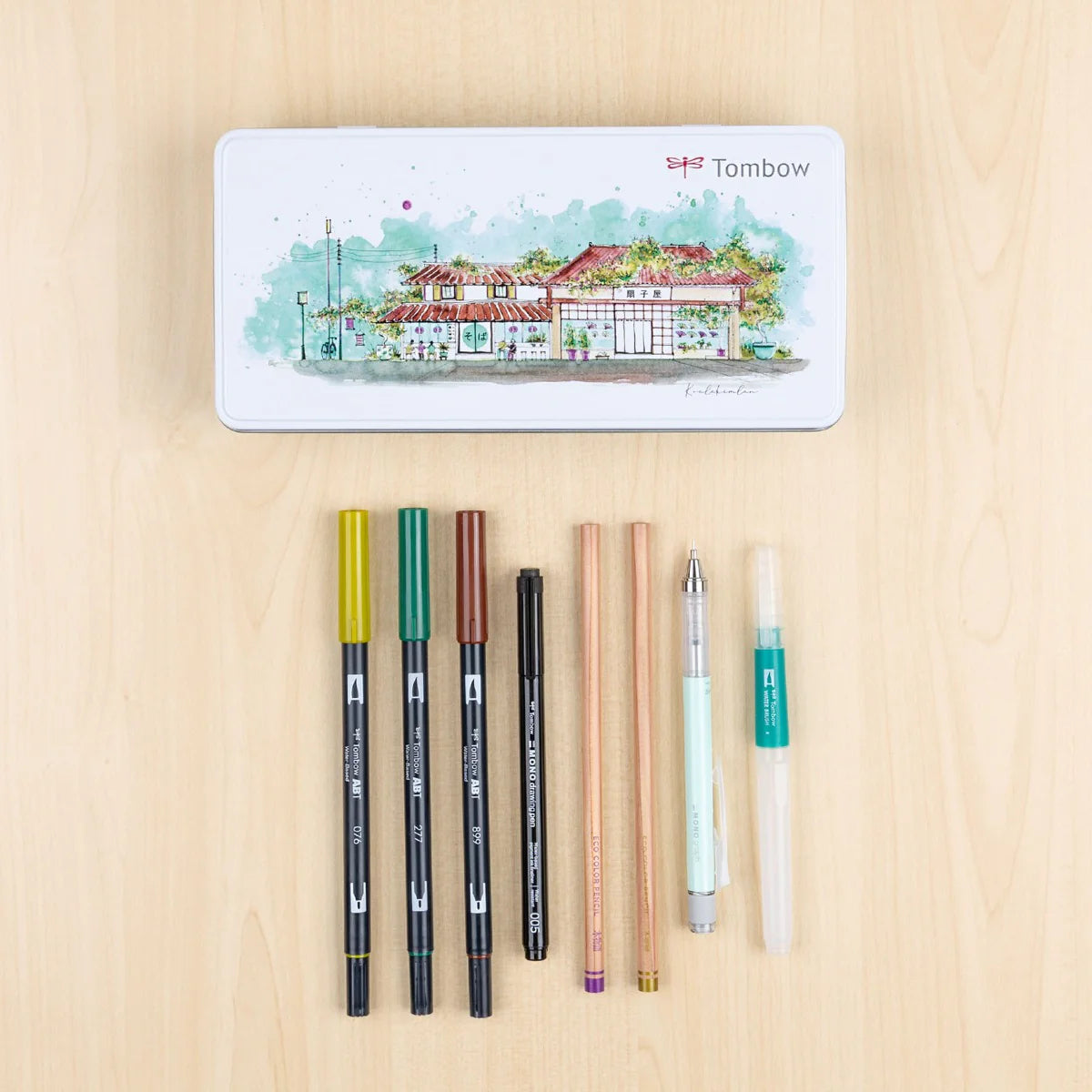 Tombow Urban Sketching Édition japonaise, lot de 8