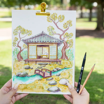 Tombow Urban Sketching Édition japonaise, lot de 8