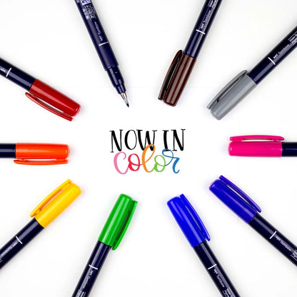 Lot de 10 pinceaux de couleur Tombow Fudenosuke