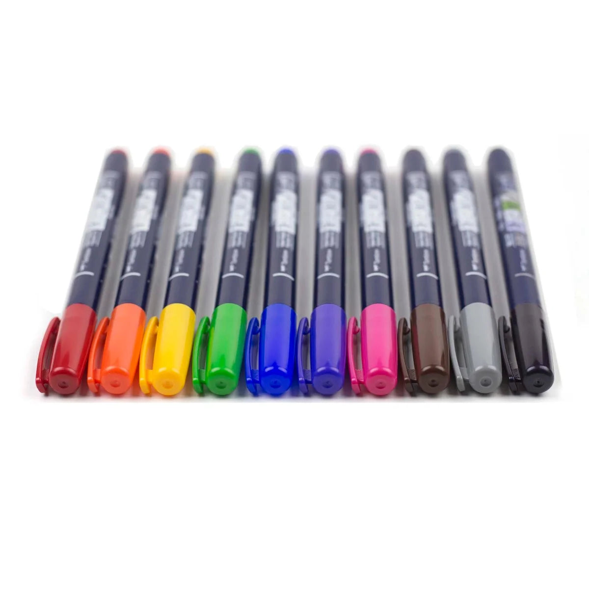 Lot de 10 pinceaux de couleur Tombow Fudenosuke