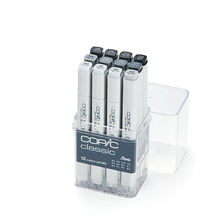 COPIC Classic Marker Neutral Gray Set of 12
