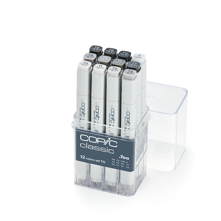 COPIC Classic Marker Toner Gray Set of 12