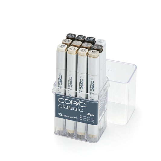 COPIC Classic Marker Warm Gray Set of 12