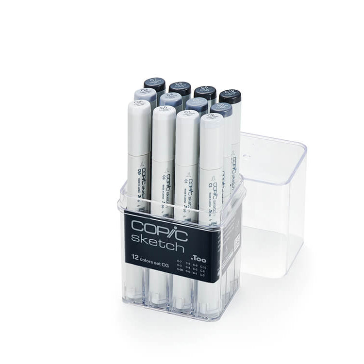 COPIC Sketch Marker Cool Gray Set of 12