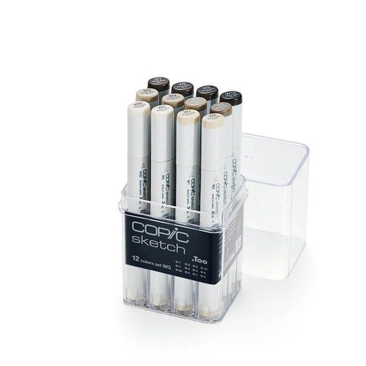 COPIC Sketch Marker Warm Gray Set of 12