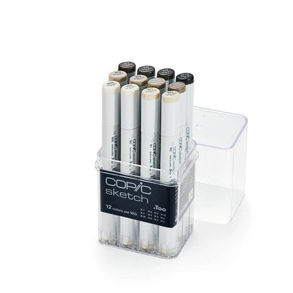 COPIC Sketch Marker Warm Gray Set of 12