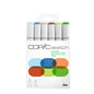 COPIC Sketch Marker Earth Essentials Set of 6