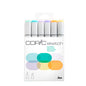 COPIC Sketch Marker Pale Pastels Set of 6