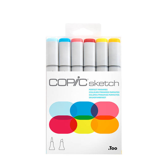 COPIC Sketch Marker Perfect Primaries Set of 6