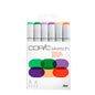 COPIC Sketch Marker Secondary Tones Set of 6