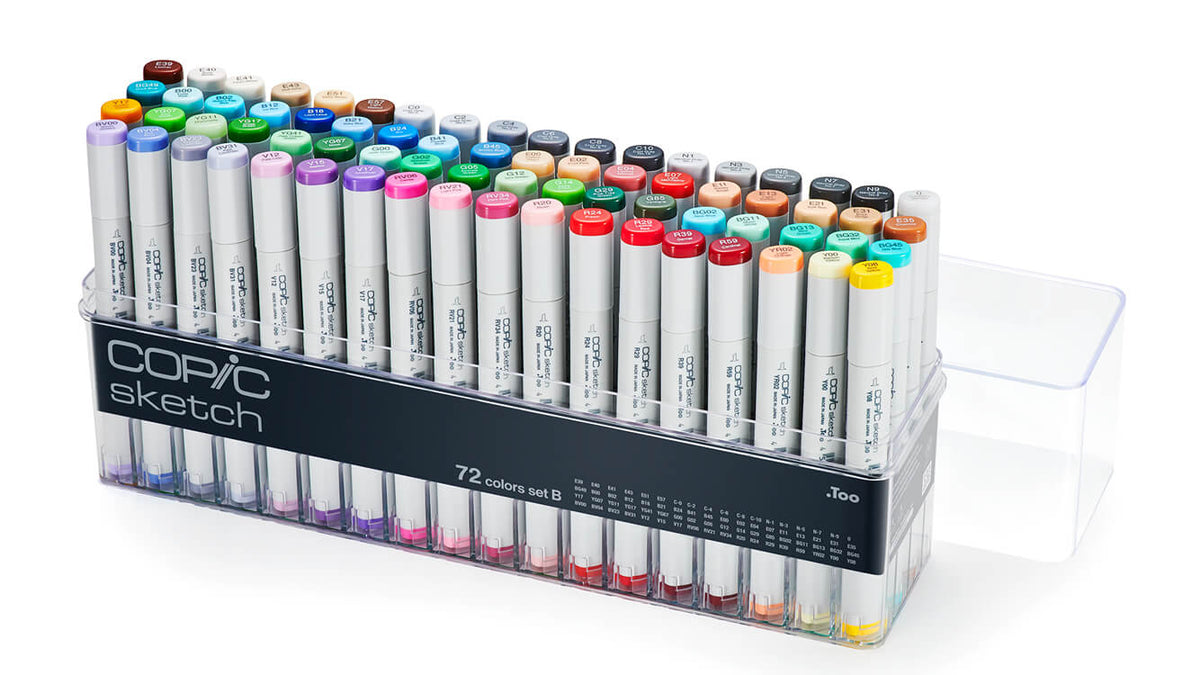 COPIC Sketch Marker Set of 72 - Set B