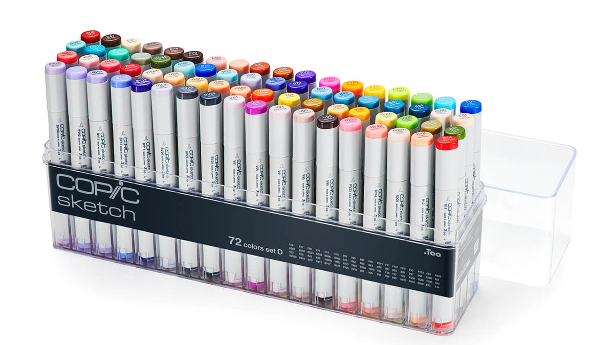 COPIC Sketch Marker Set of 72 - Set D