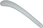 Courbe de forme variable Alumicolor - Argent - Liquidation de 24 po
