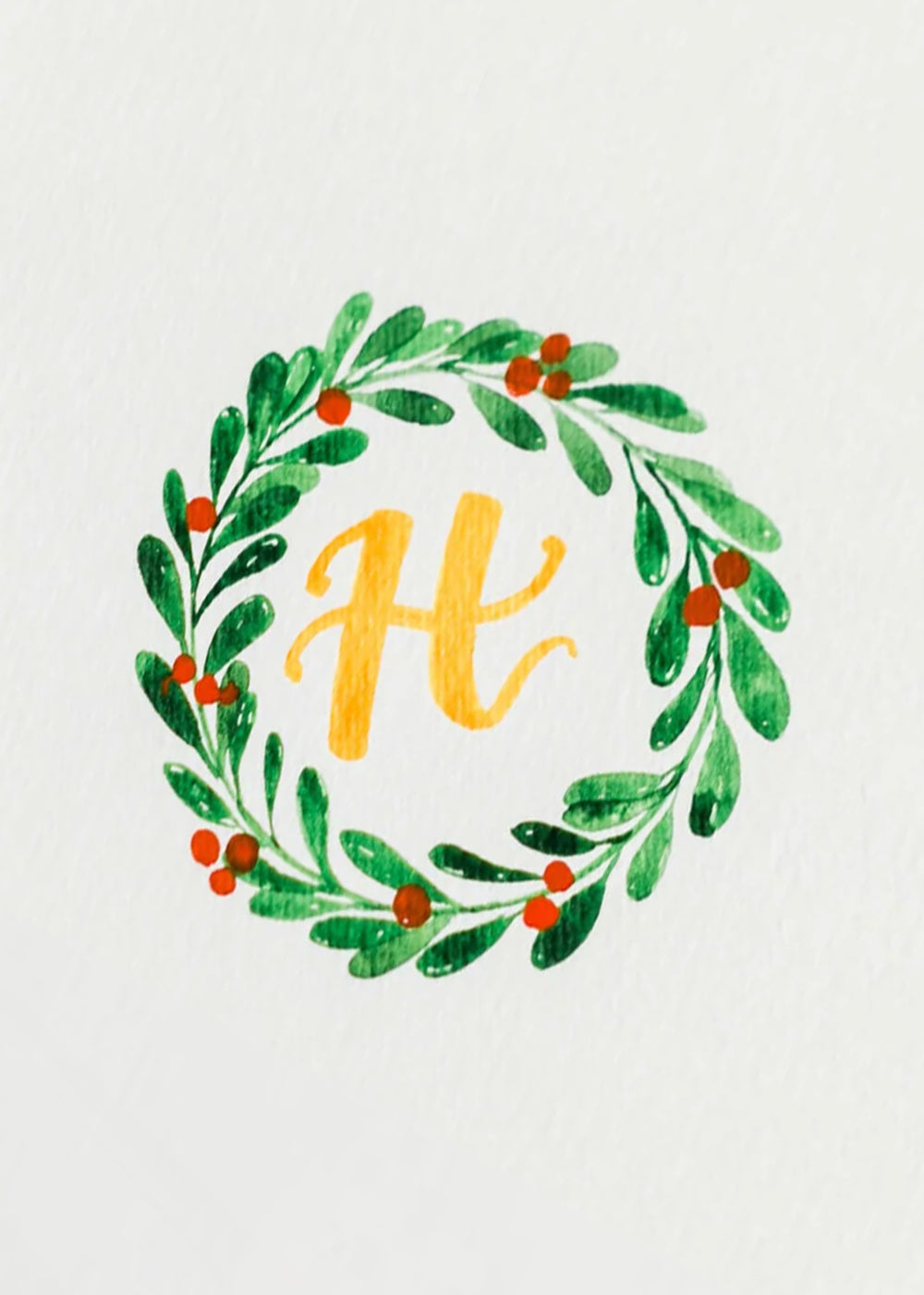 Monogram wreath