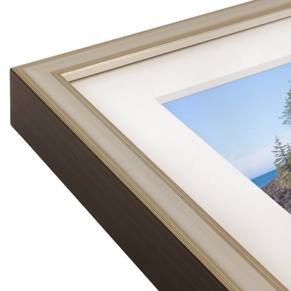 Opus West Coast Wood Frames with Glass - Nickel