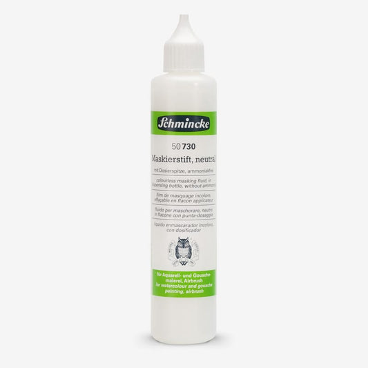 Schmincke Ammonia Free Masking Fluid Neutral 25ml dispensing bottle
