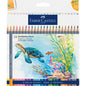 Faber-Castell Tropical Escapes Goldfaber Aqua Watercolour Pencil Set of 24 - Underwater Treasures