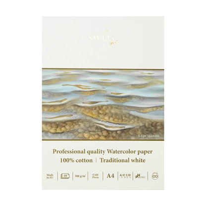 SM•LT Professional Watercolour Glued Pads – 300gsm