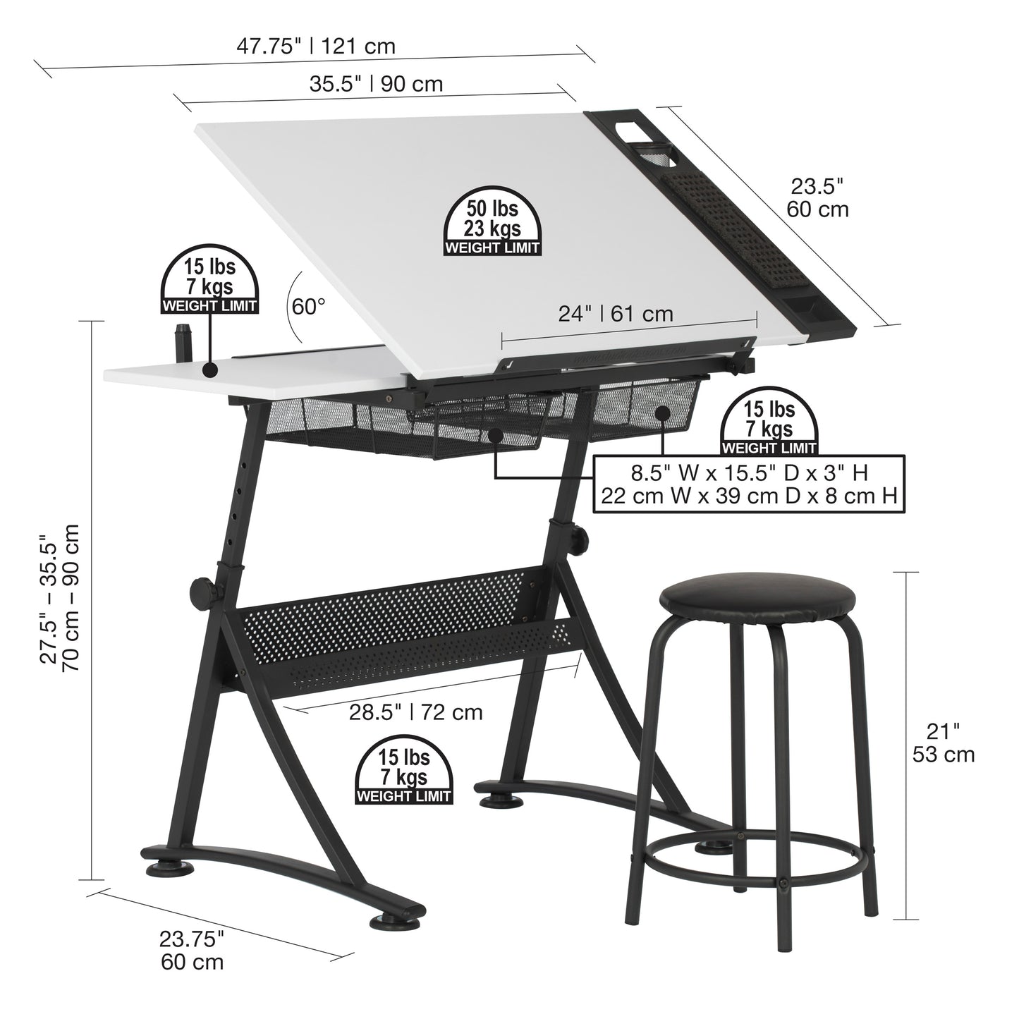 Fusion Craft Center 35" x 23"